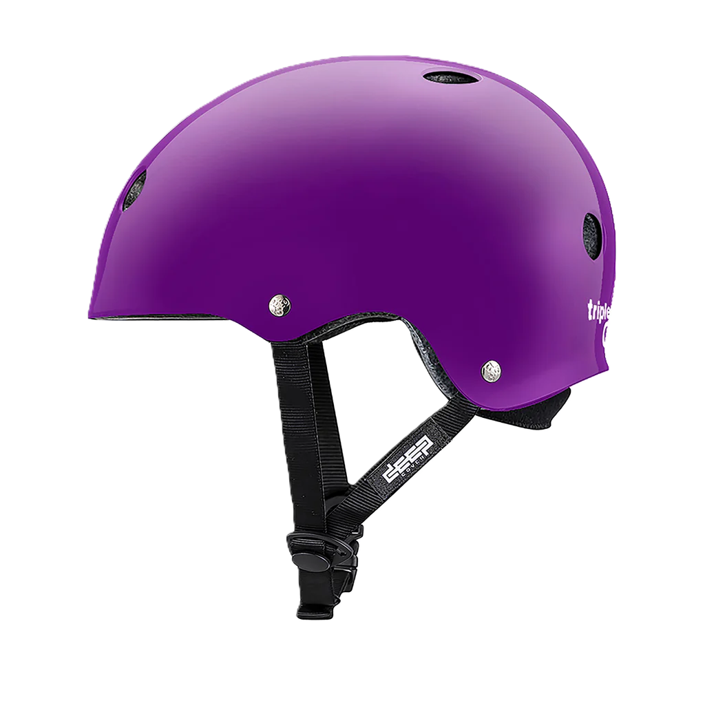 purple helmet